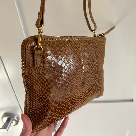 Sharif 1827 New York Brown Leather Crossbody Bag - Picture 6 of 11